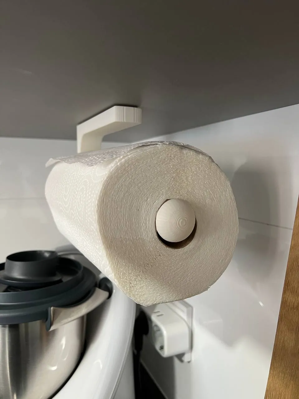 Kitchen Papertowel Roll Holder Under Cabinet, photo 4 of 4 - Kitchen Papertowel Roll Holder Under Cabinet Kitchen & Dining