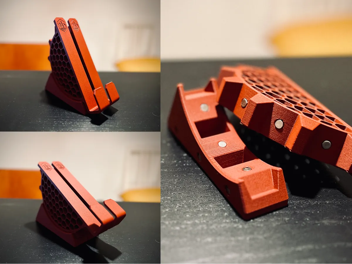 Adjustable laptop stand - organic design