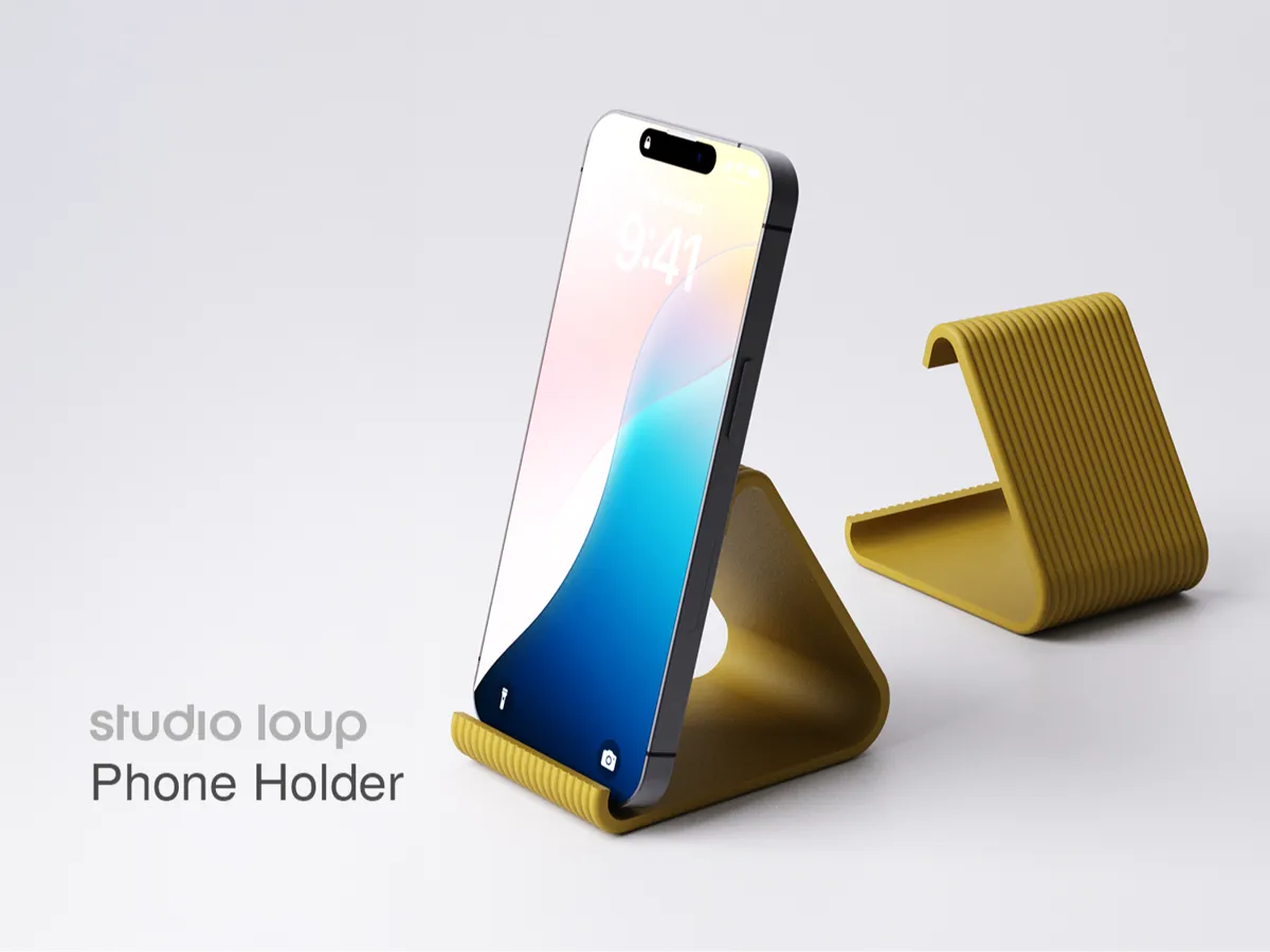 Ridged Texture Phone Holder