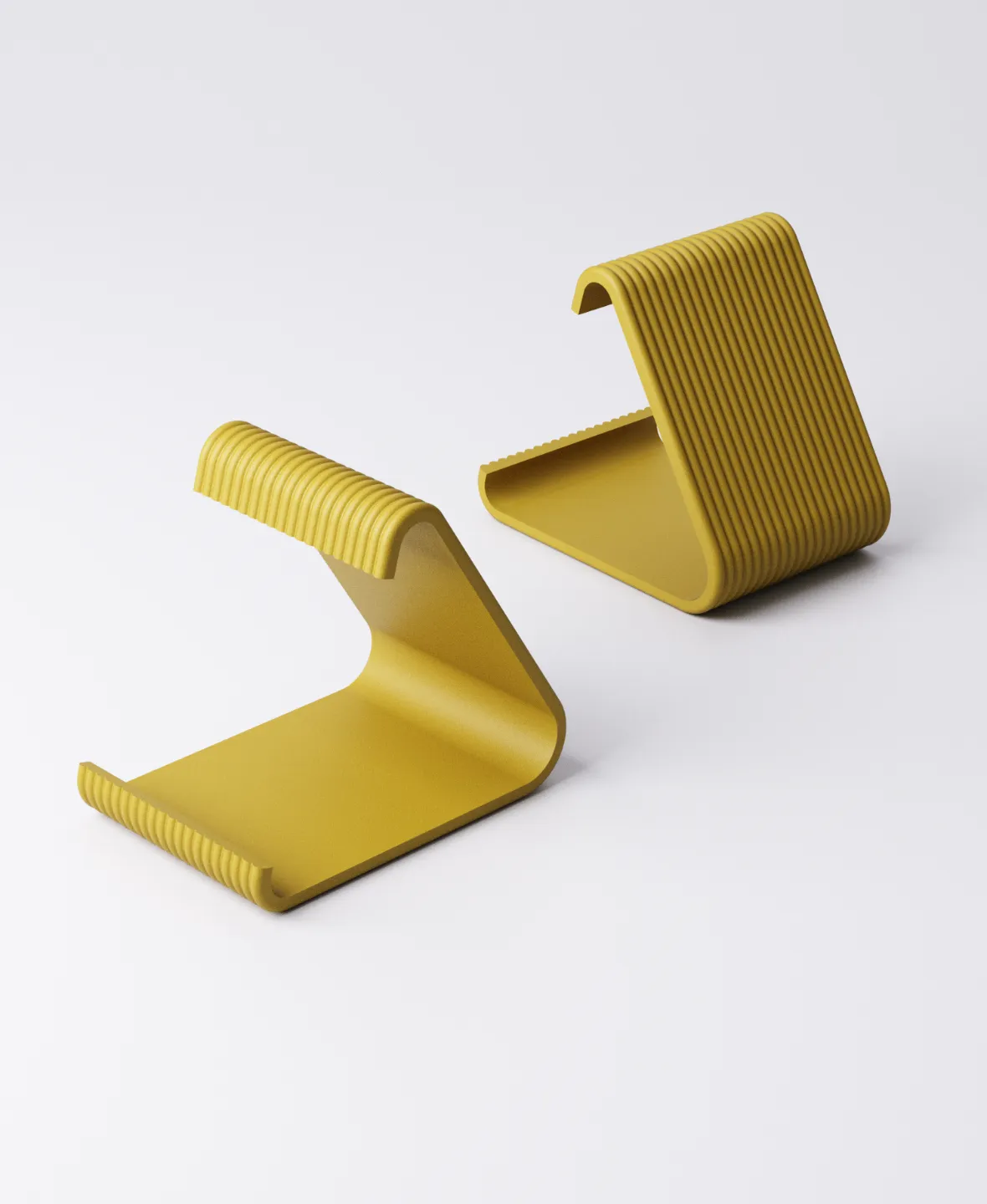 Ridged Texture Phone Holder, photo 3 of 4 - Ridged Texture Phone Holder Mobile & Device Accessories