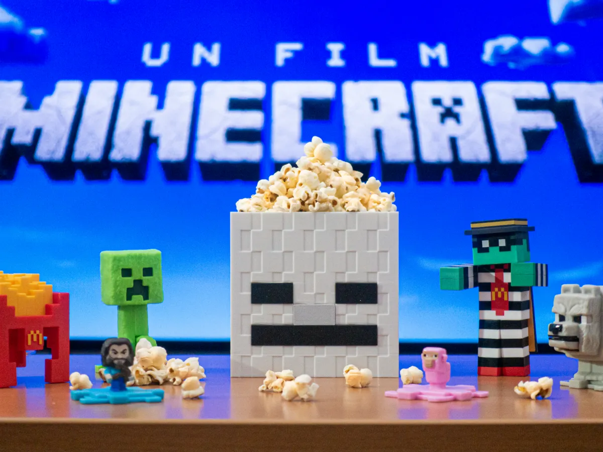 Minecraft Skeleton popcorn bucket