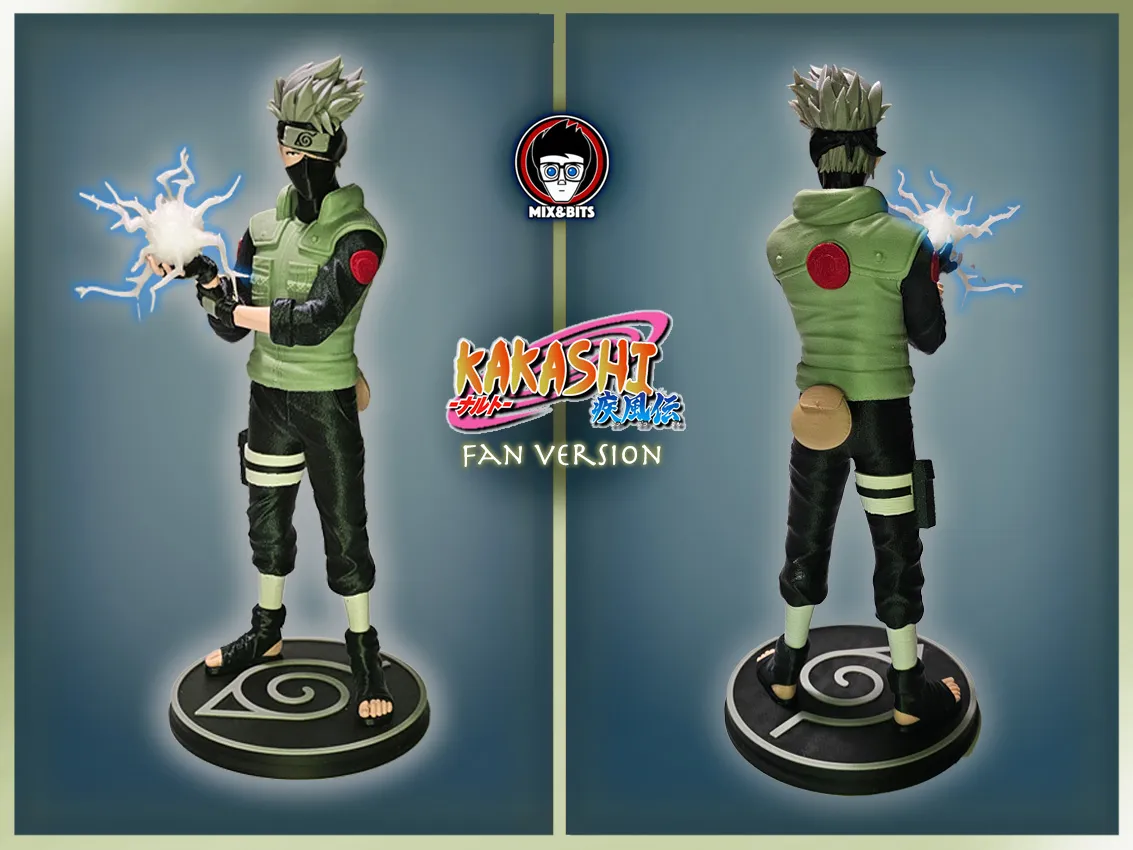 Kakashi fanart (same scale as our Naruto) 42 cm