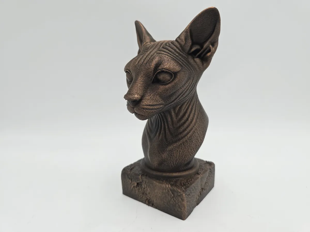 SPHYNX CAT BUST, photo 3 of 4 - SPHYNX CAT BUST Figurines & Collectibles