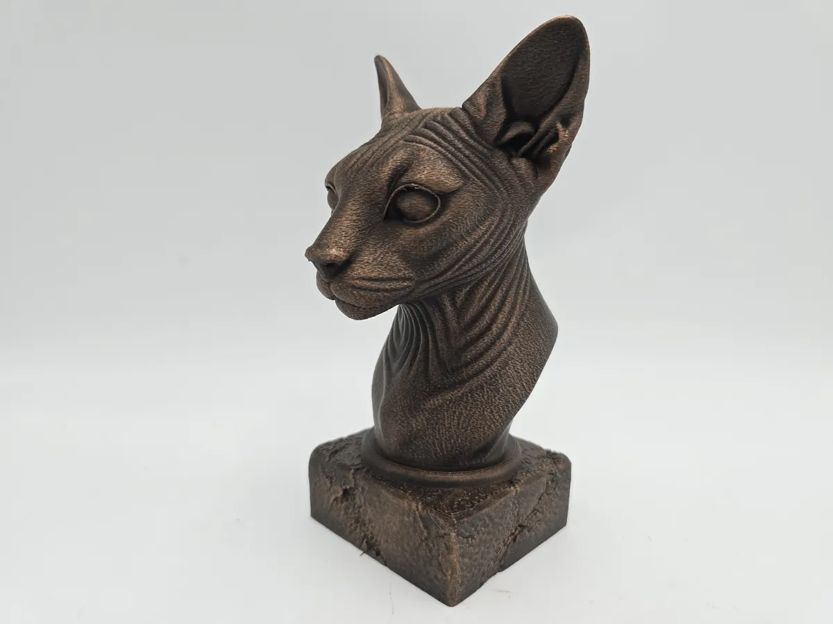 SPHYNX CAT BUST, photo 4 of 4 - SPHYNX CAT BUST Figurines & Collectibles