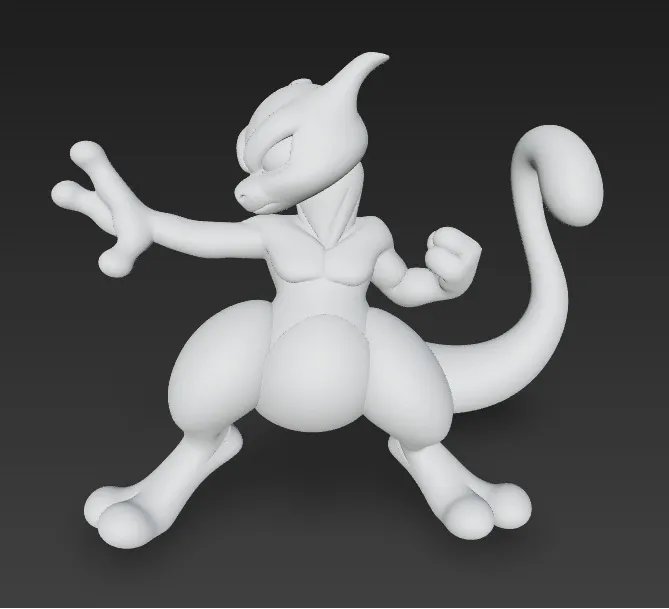 Mew & Mewtwo, photo 4 of 4 - Mew & Mewtwo Figurines & Collectibles