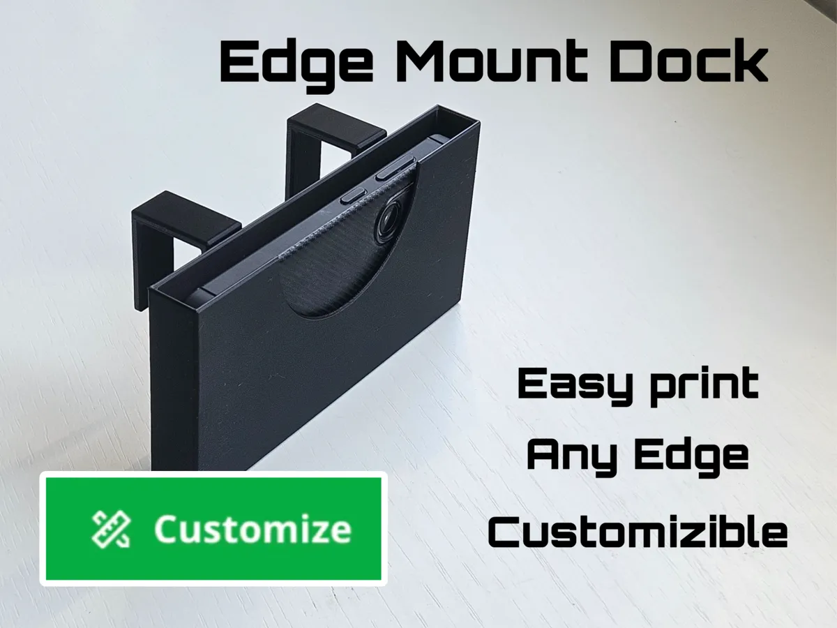Customizable Bedside Edge Mount Dock