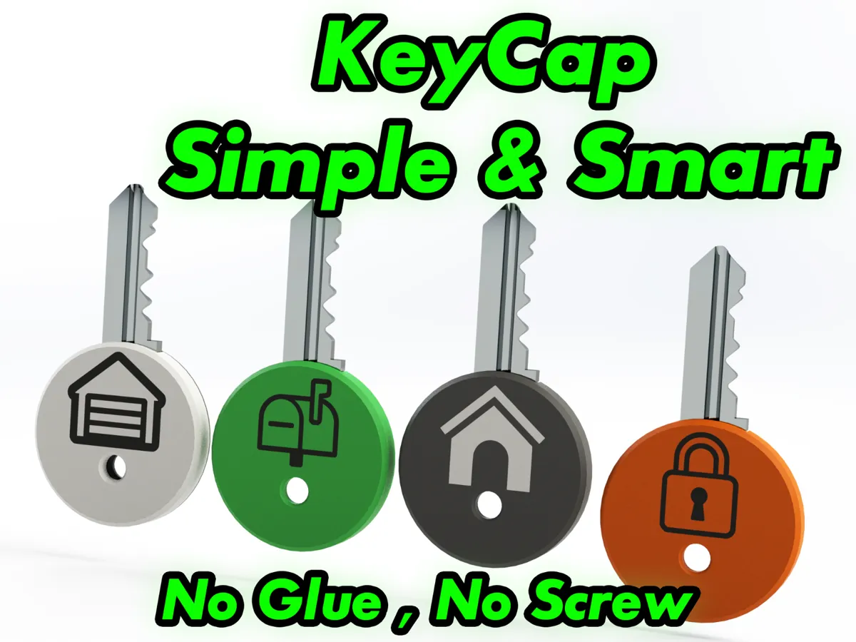 Smart KeyCap, No Glue, No Screw