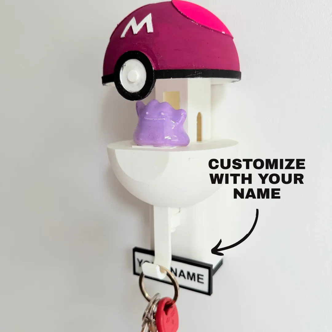 Ditto Pokemon Key Hager WalL Mount for Key, photo 3 of 4 - Ditto Pokemon Key Hager WalL Mount for Key Figurines & Collectibles