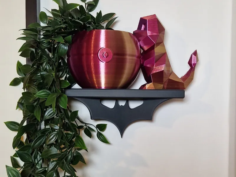Batman Inspired Bat Shelf