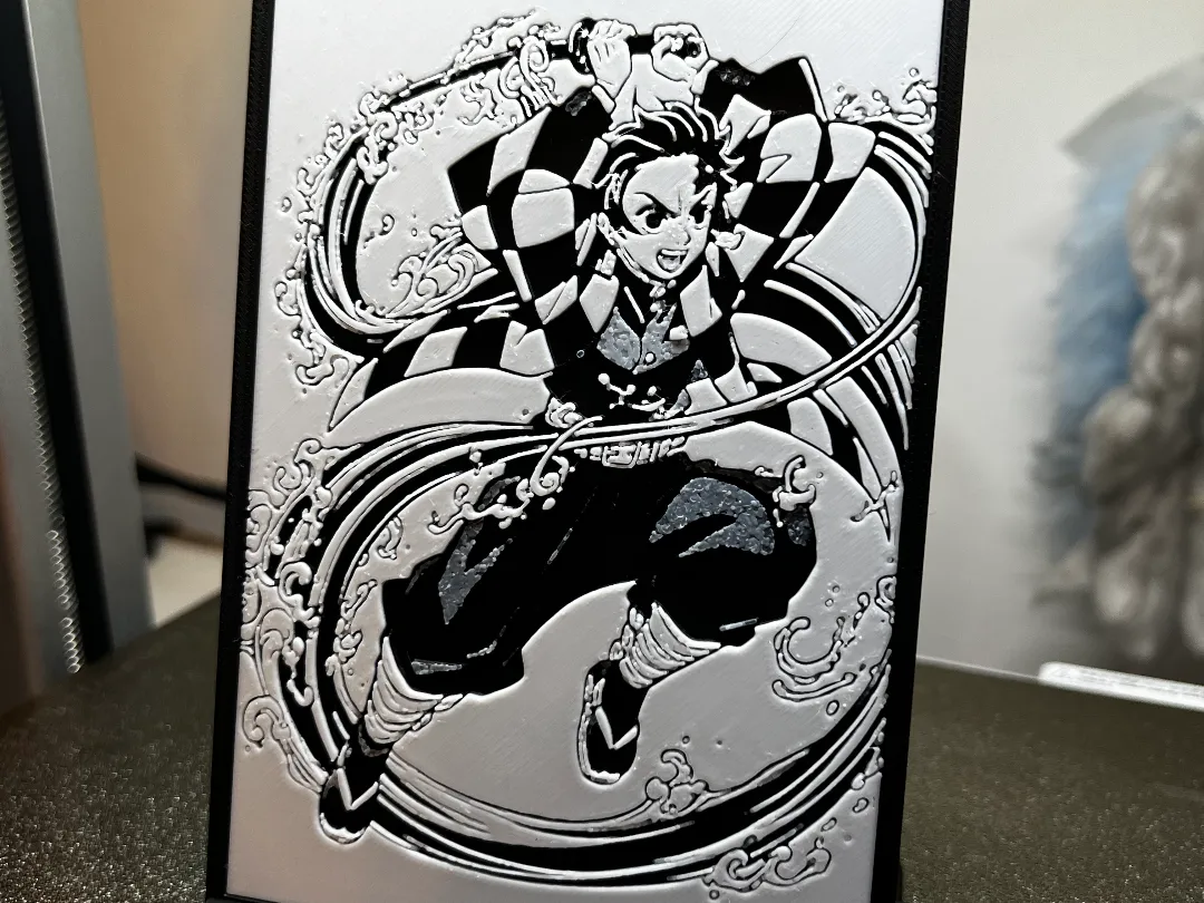 Tanjirō Kamado, Demon Slayer black white