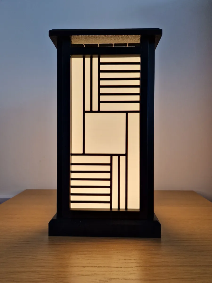 Shoji style lamp, photo 3 of 4 - Shoji style lamp Lamps & Lighting