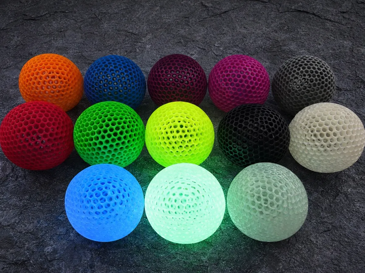 PEBA airless ball using SpoolHaus Superbounce PEBA