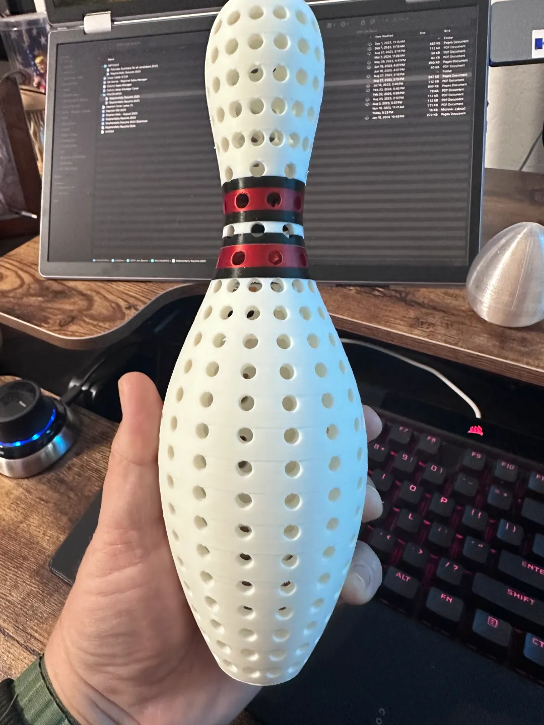 Worlds First Airless Ten Pin Bowling Pin