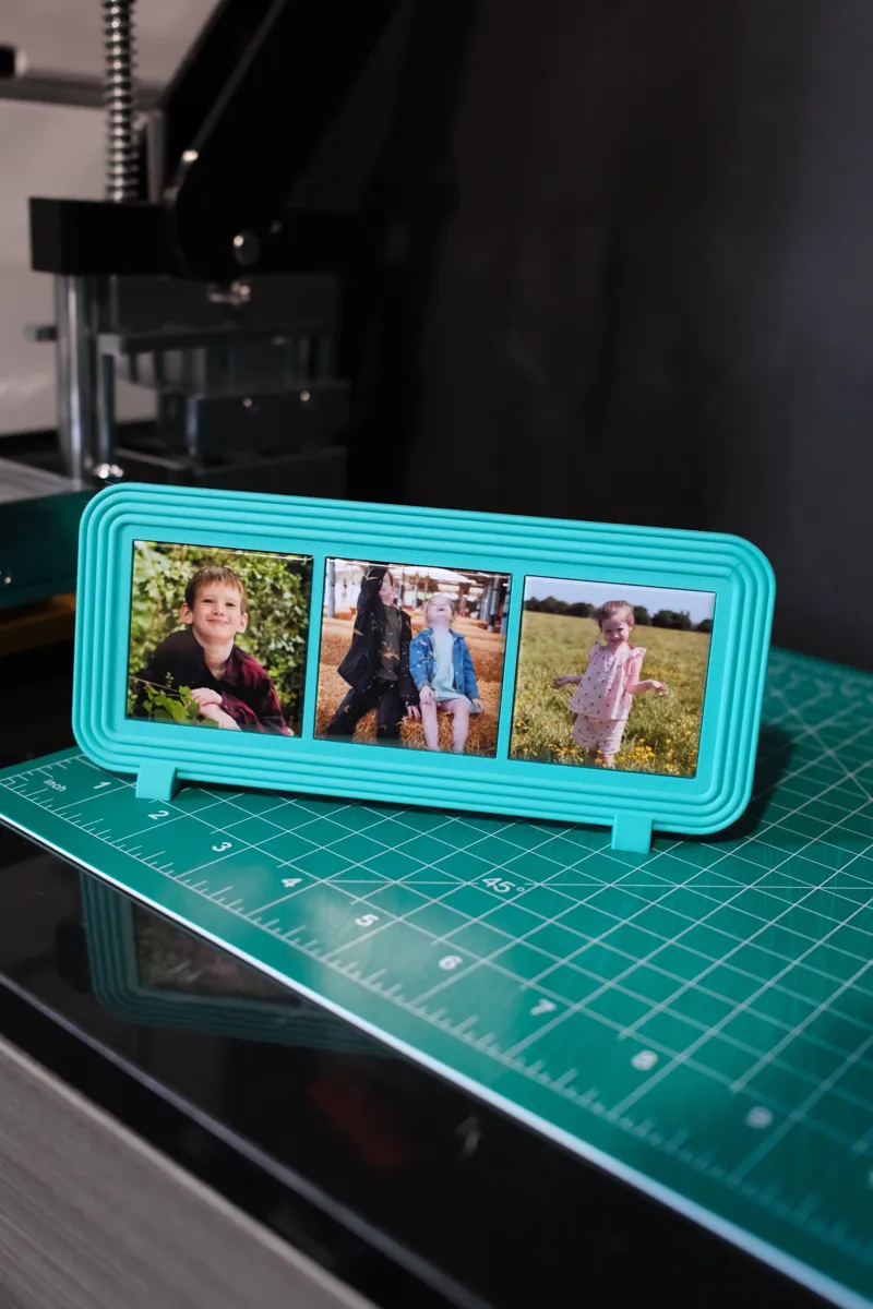 Ribbed Mini Frame | 2x2 Photo Magnet, photo 4 of 4 - Ribbed Mini Frame | 2x2 Photo Magnet Gifts & Occasions