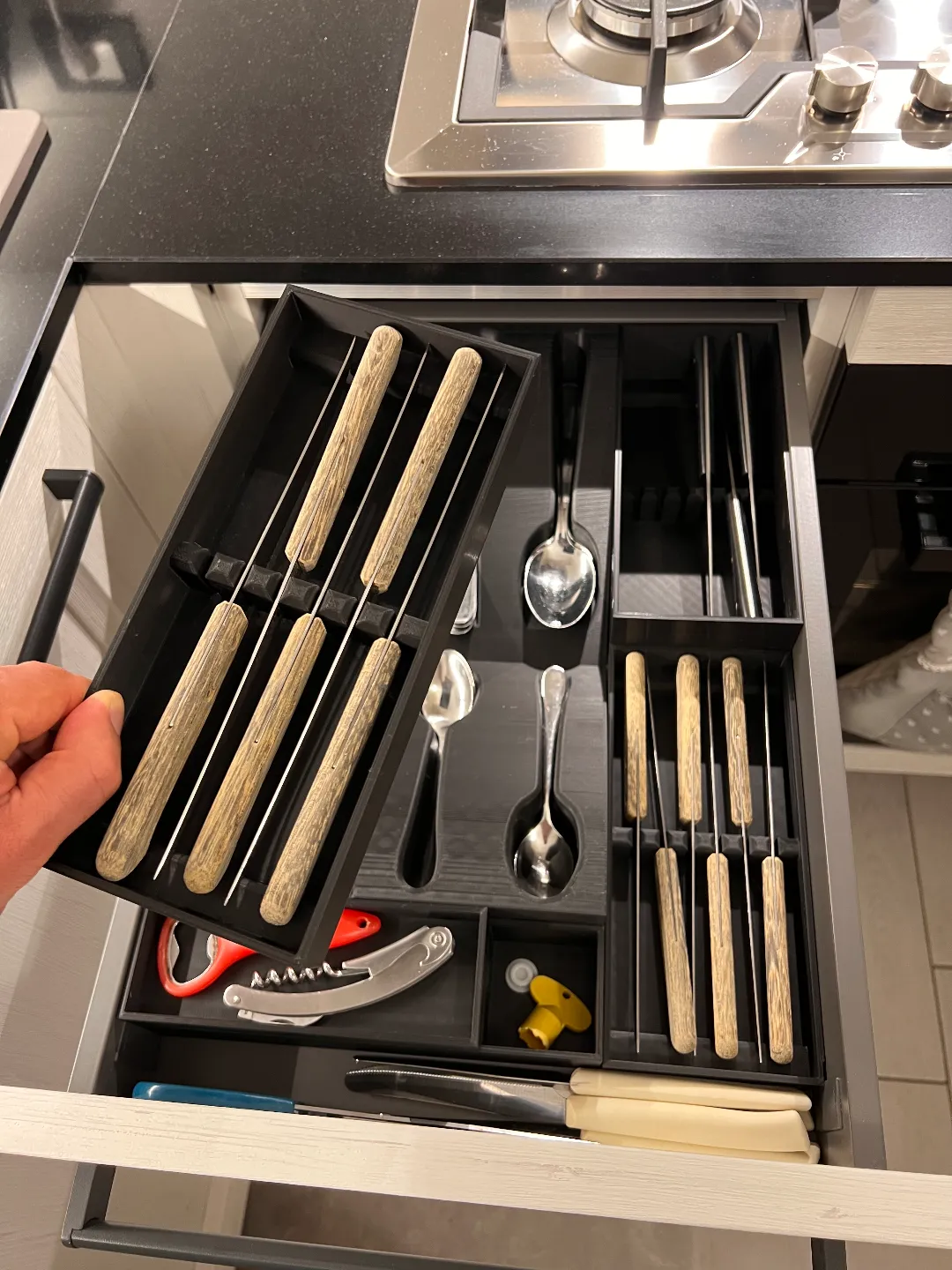 Kitchen Cutlery Organizer, photo 3 of 4 - Kitchen Cutlery Organizer Kitchen & Dining