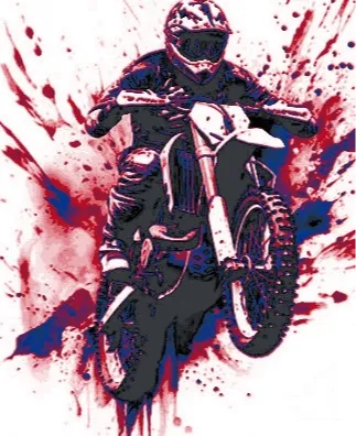 Motocross Wall Art Plaque - Photo Art & Lithophanes, in stock in India