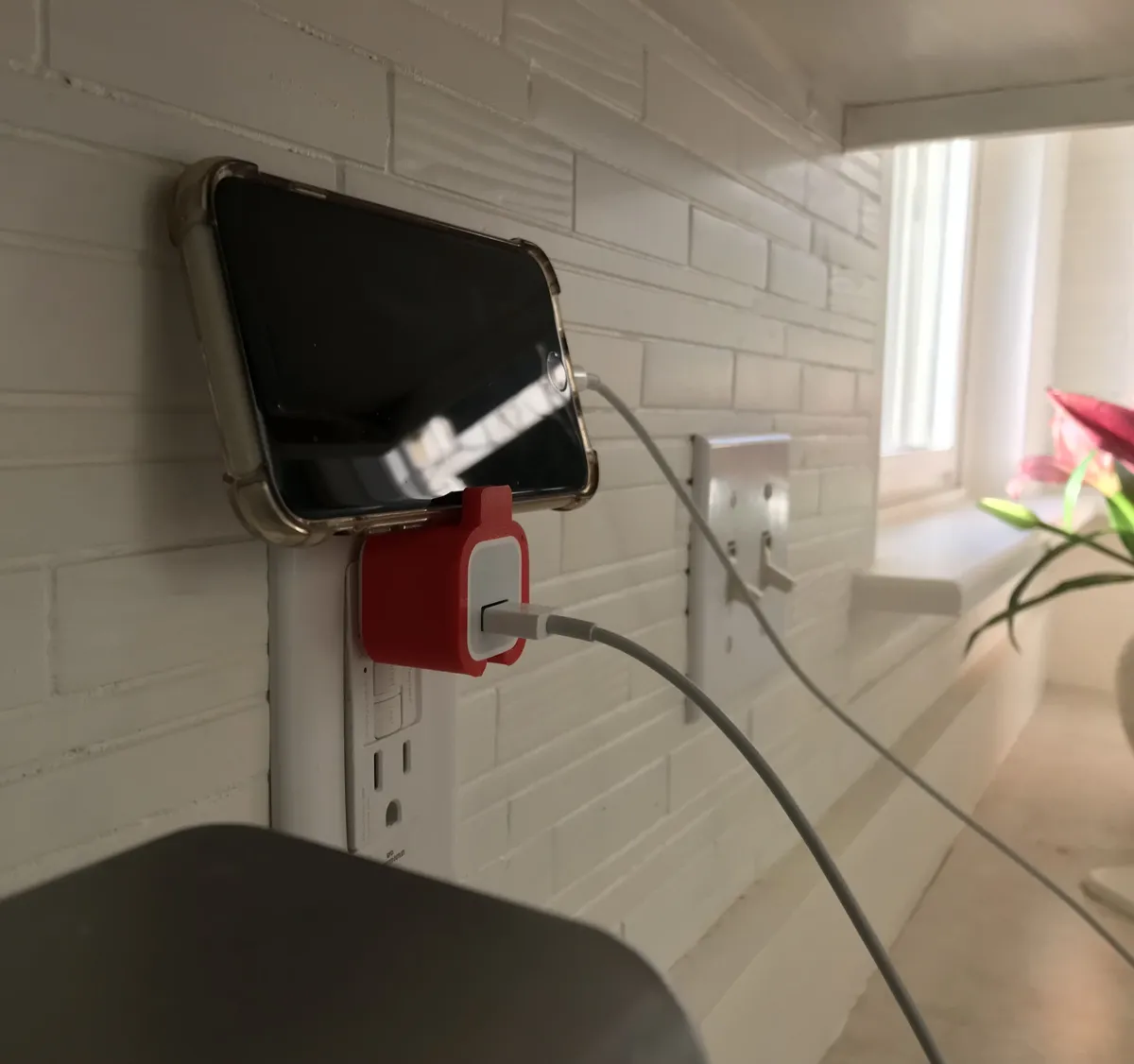 Wall Charger Phone Holder, photo 2 of 4 - Wall Charger Phone Holder Tools