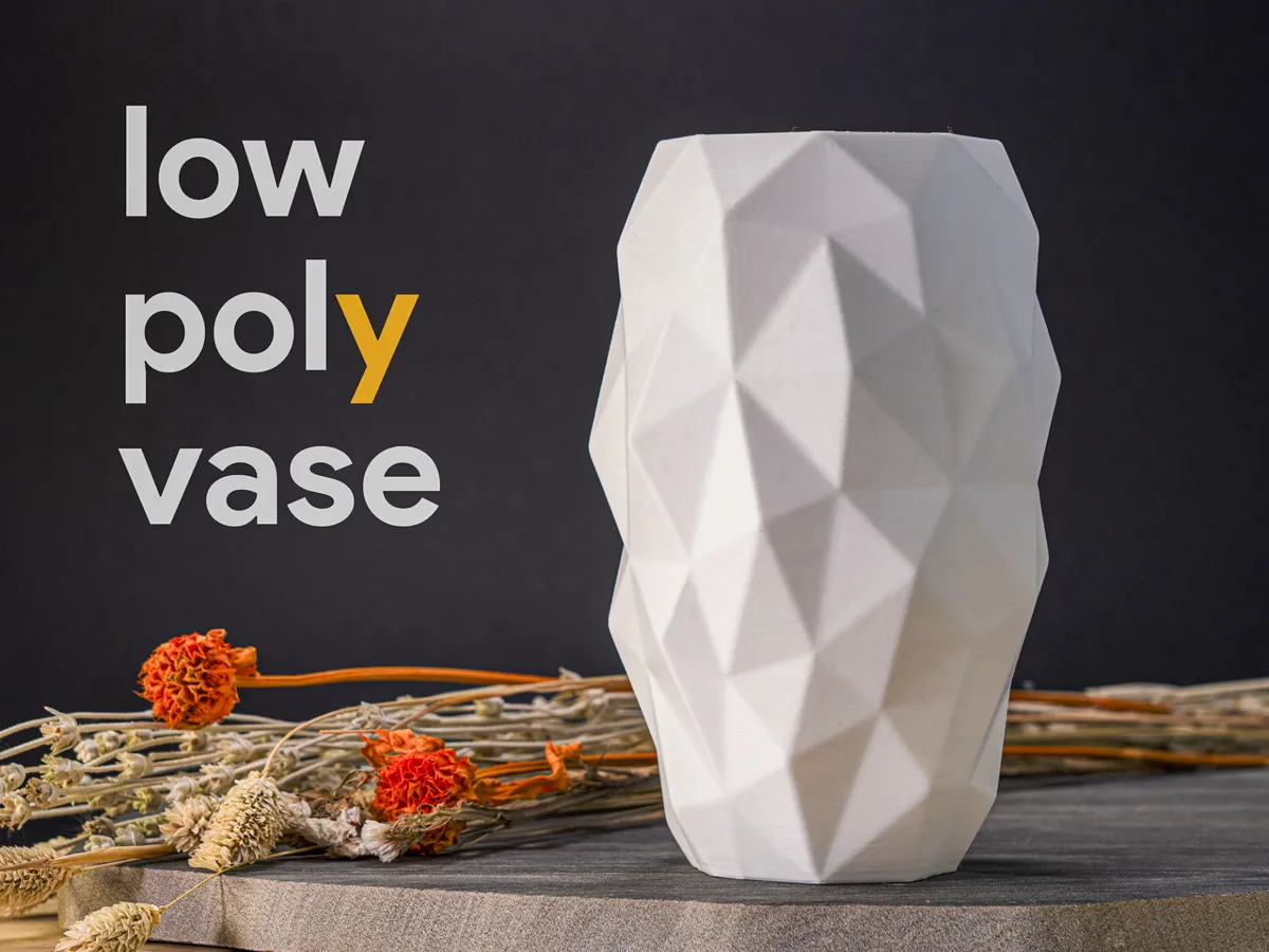 Low Poly Smooth Vase