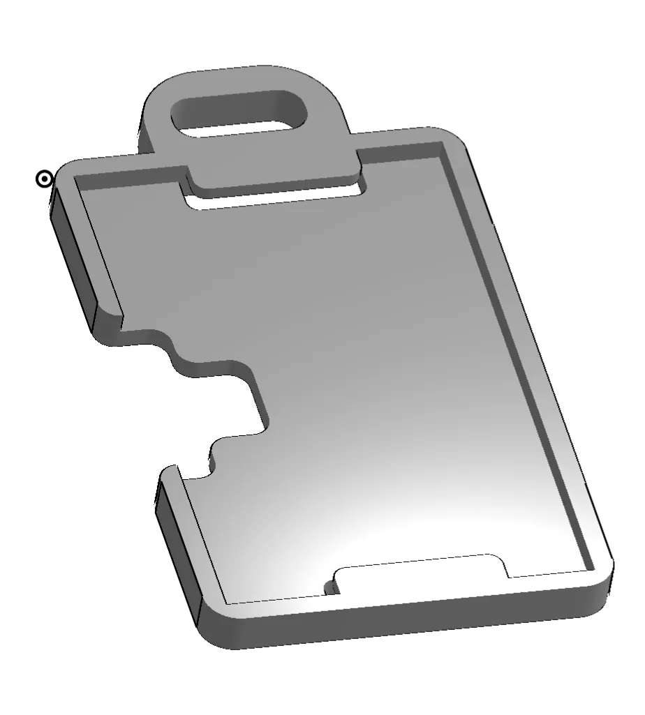 Badge holder with lanyard hole plain, photo 3 of 3 - Badge holder with lanyard hole plain Fashion