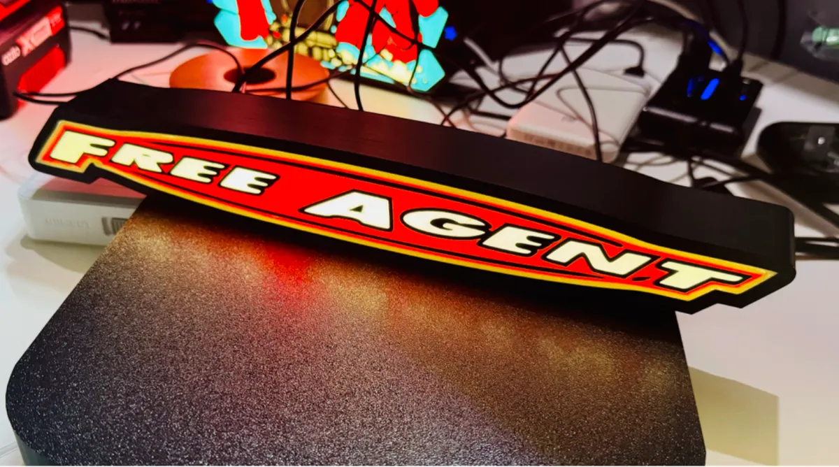 Free Agent BMX - Light Up Logo - Long/Oval - Bike Computer & Light Mounts, in stock in India
