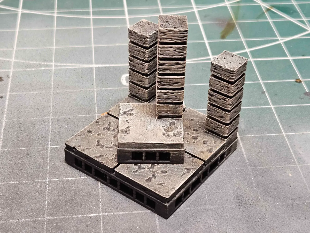 OpenForge Cut Stone Pillars / Inner Corners, photo 2 of 2 - OpenForge Cut Stone Pillars / Inner Corners Toys & Games