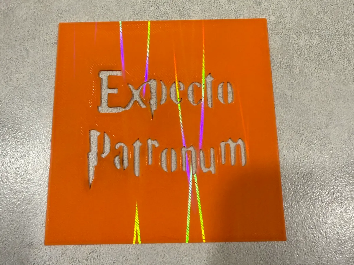 Harry Potter cake Stencil Expecto Patronum