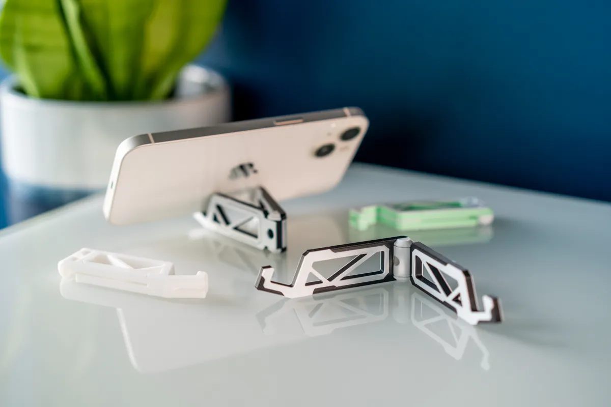Mecha Style Foldable Phone Stand, photo 2 of 4 - Mecha Style Foldable Phone Stand Mobile & Device Accessories