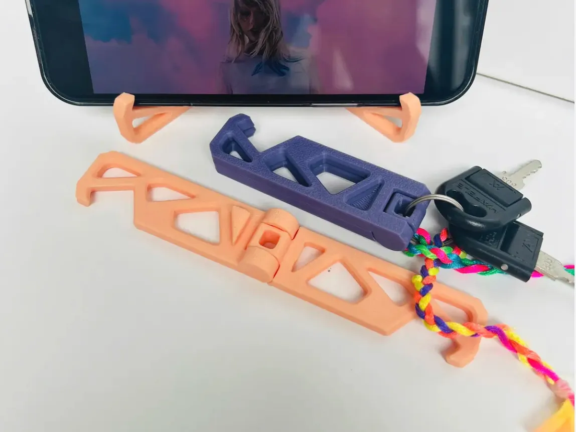 Portable Phone Holder Stand Keychain - Tool & EDC Keychains, in stock in India