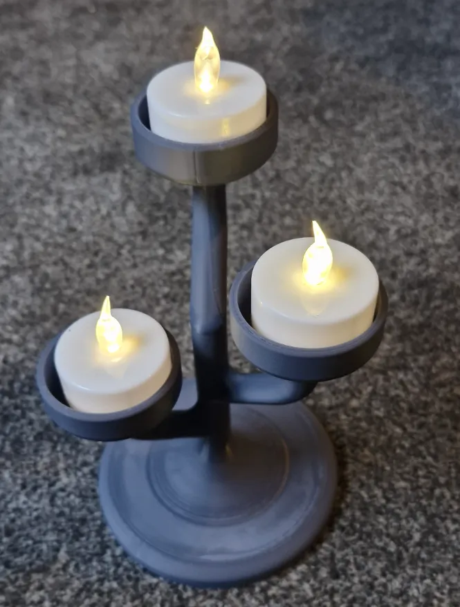 candle holder for 3 tea lights - Tealight Holders, in stock