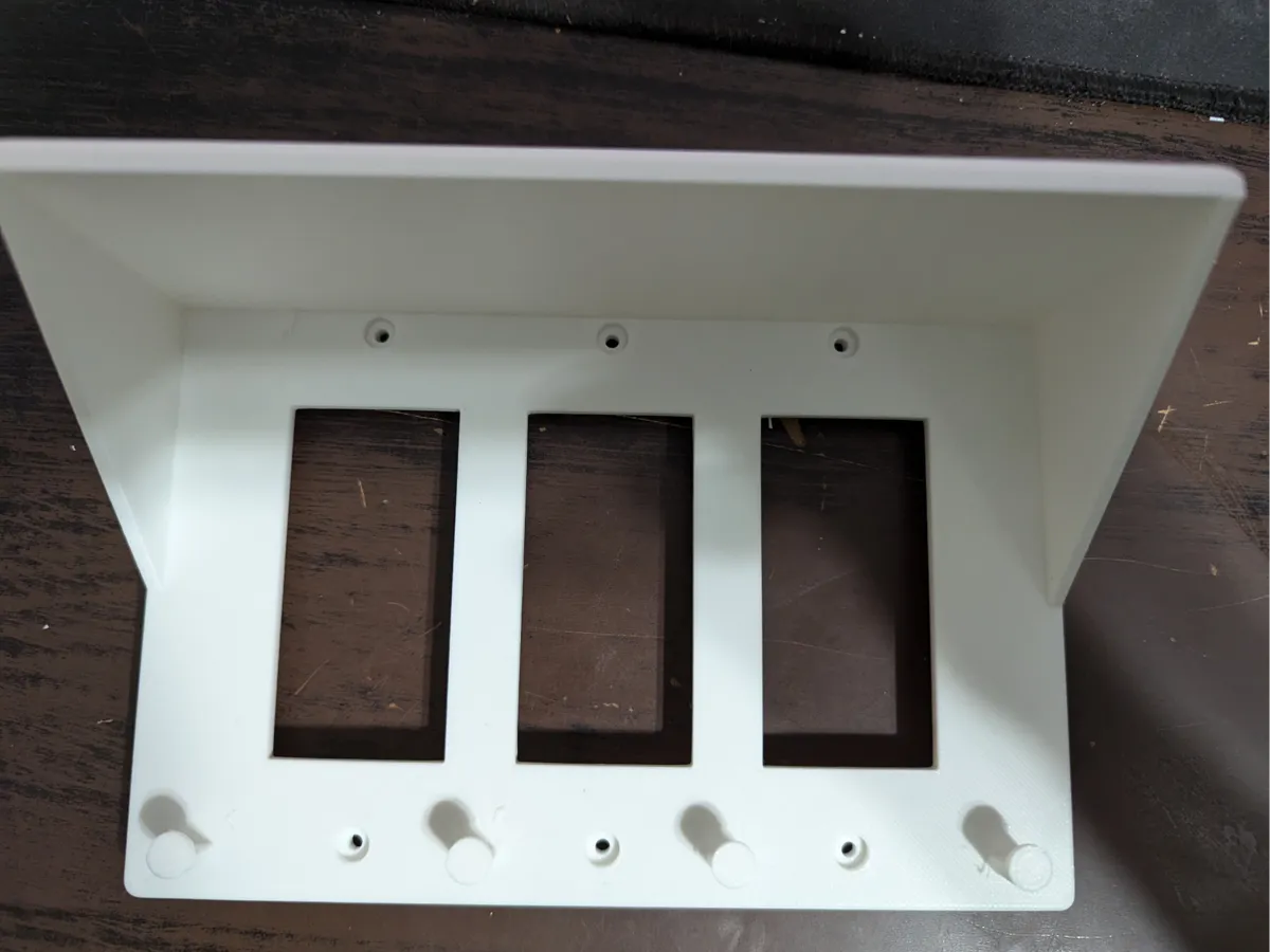 Three gang switch plate with Key holder - Decor, in stock in India