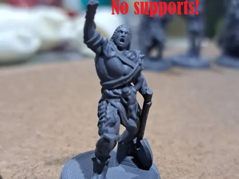 Barbarian Miniature - DnD - !