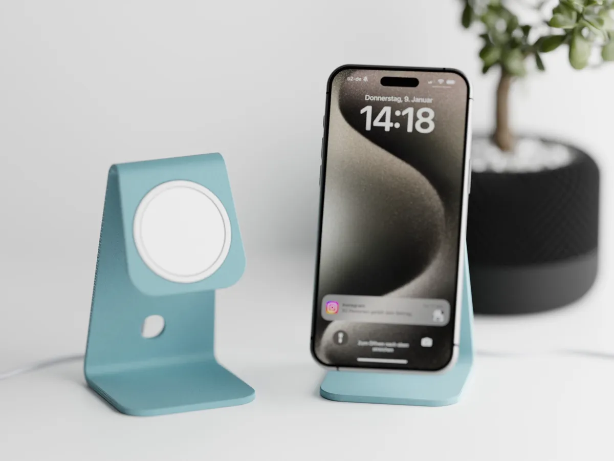 Minimalist MagSafe Phone Stand, photo 3 of 4 - Minimalist MagSafe Phone Stand Mobile & Device Accessories