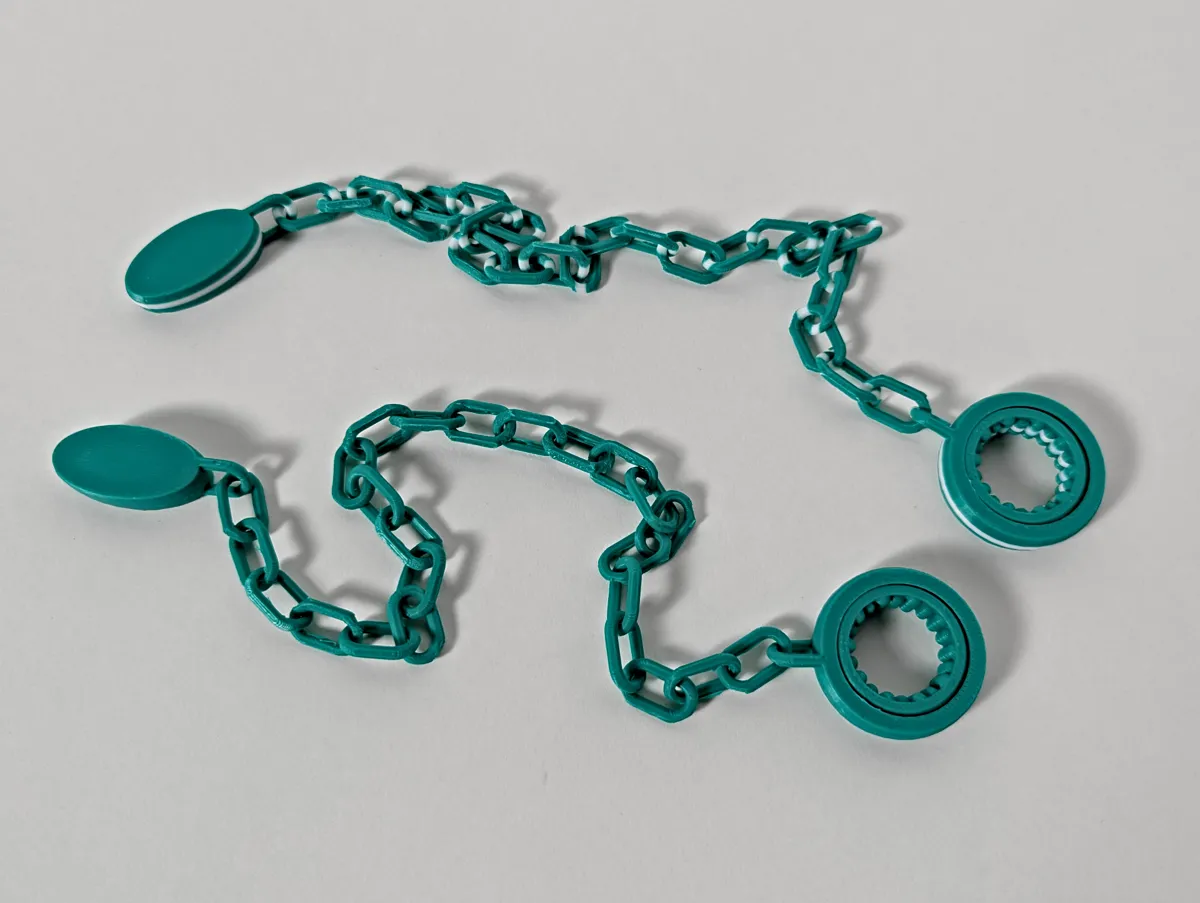 Chain-Link Fidget Spinner, photo 2 of 4 - Chain-Link Fidget Spinner Fidget & Sensory Toys