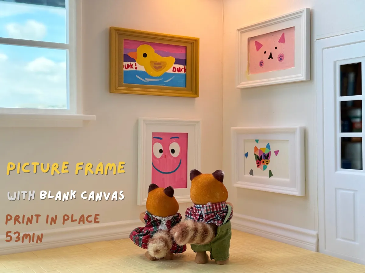 DIY Art！Frame with a Blank Canvas!
