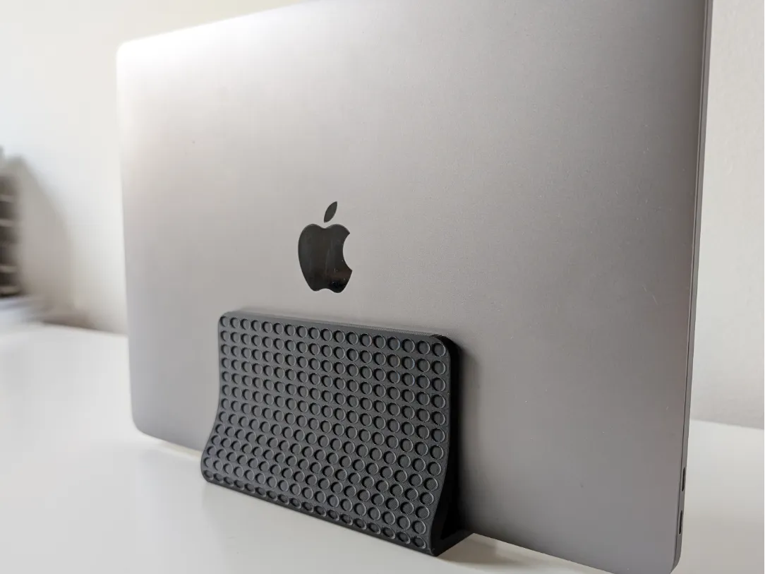 Vertical Laptop Stand, Macbook Stand Closed Lid