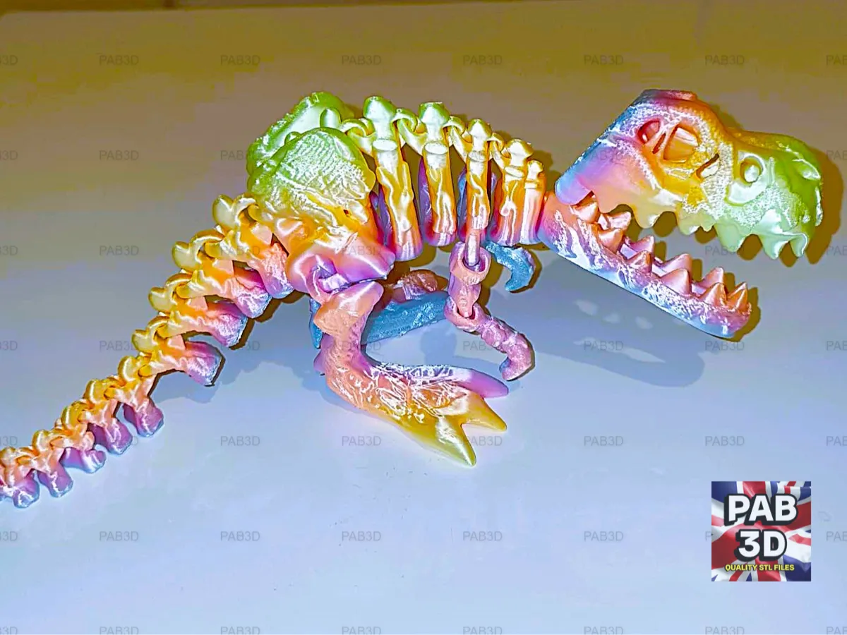 articulated flexi dinosaur