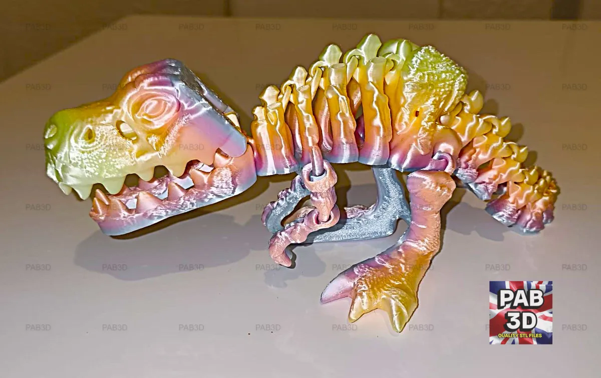 articulated flexi dinosaur, photo 3 of 4 - articulated flexi dinosaur Fidget & Sensory Toys