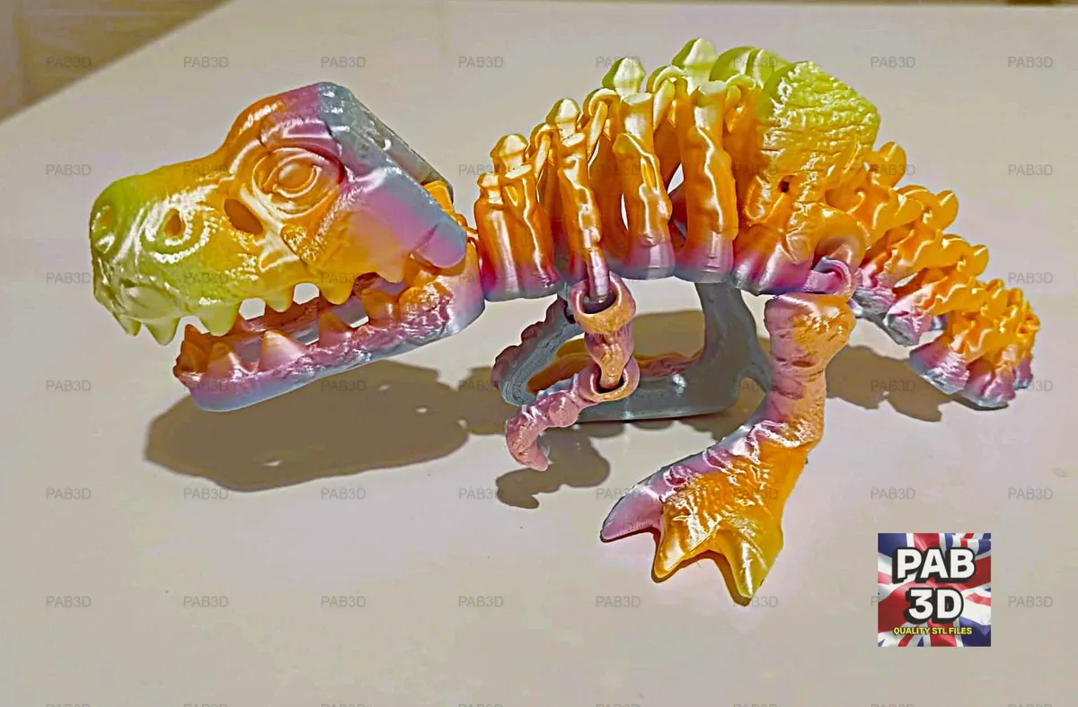 articulated flexi dinosaur, photo 4 of 4 - articulated flexi dinosaur Fidget & Sensory Toys