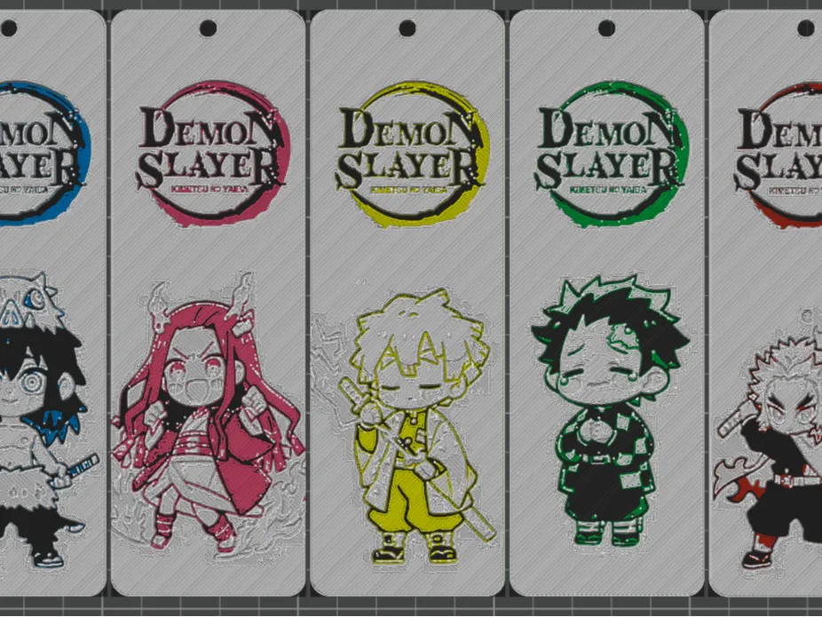 Marques Pages Demon Slayer
