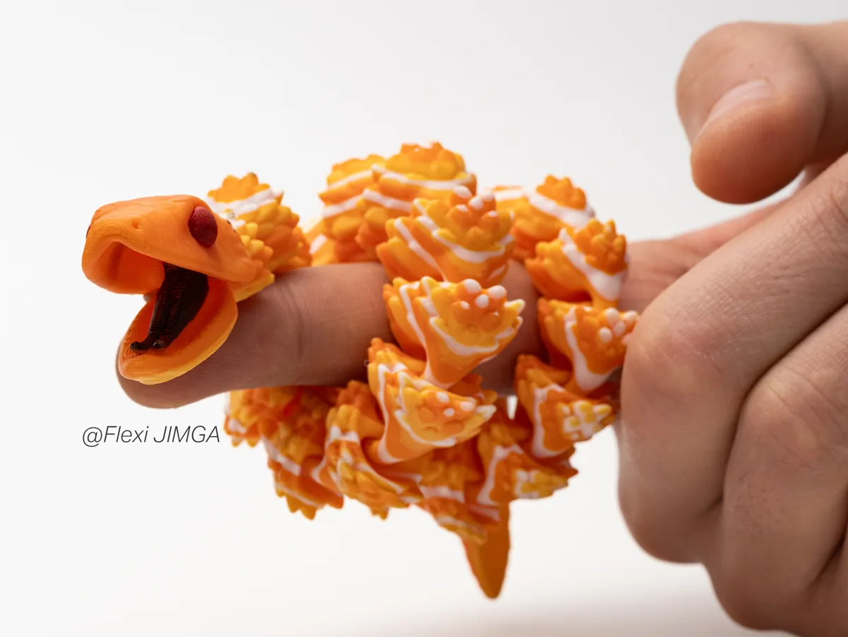 Mini Snake Articulated Animal, photo 3 of 4 - Mini Snake Articulated Animal Fidget & Sensory Toys