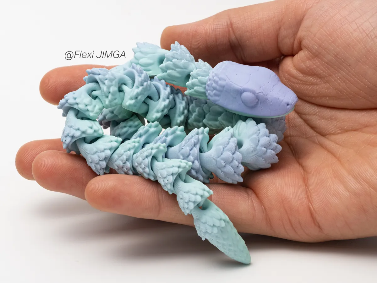 Mini Snake Articulated Animal, photo 4 of 4 - Mini Snake Articulated Animal Fidget & Sensory Toys