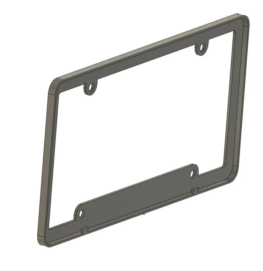 License Plate Holder, photo 3 of 4 - License Plate Holder Sports & Fitness