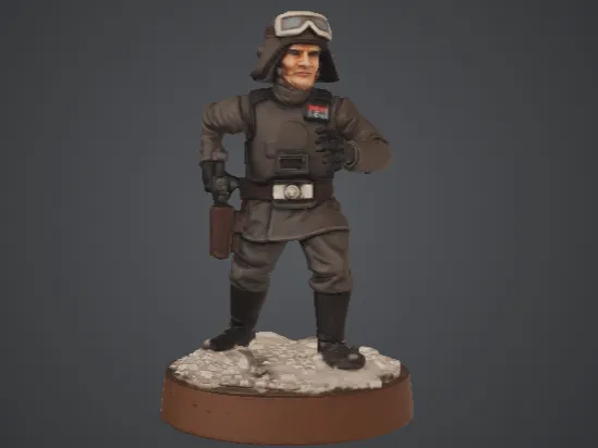 Imperial Commander Miniature