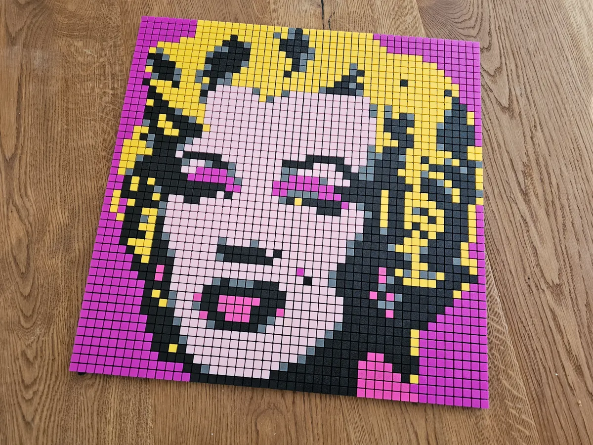 Pop Art Marilyn Pixel Puzzle