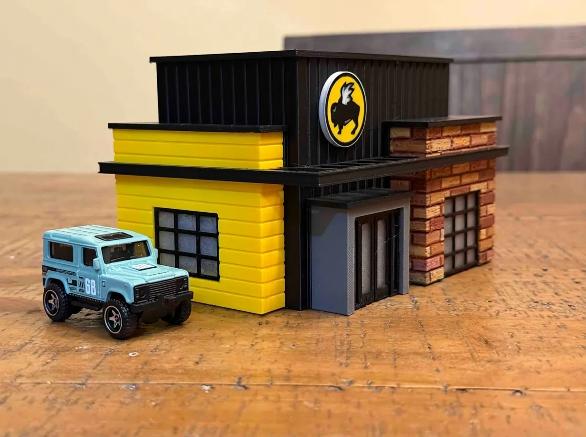 1/64 Buffalo Wild Wings Diorama, photo 3 of 4 - 1/64 Buffalo Wild Wings Diorama Props & Cosplay