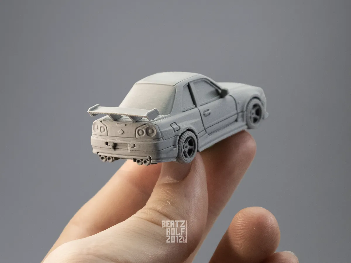 Nissan GTR R34 Kit Card, photo 4 of 4 - Nissan GTR R34 Kit Card Models, RC & Drones
