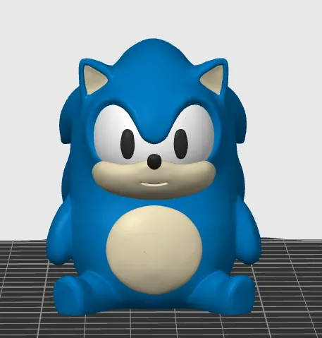 Fortnite x Sonic 3D-Druckfigur, photo 2 of 4 - Fortnite x Sonic 3D-Druckfigur Toys & Games