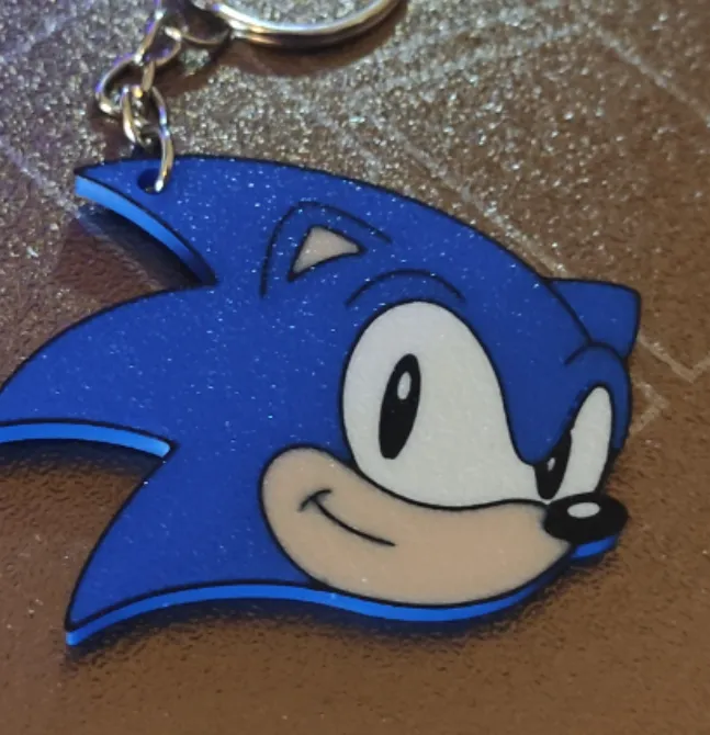 Sonic The Hedgehog Keychain