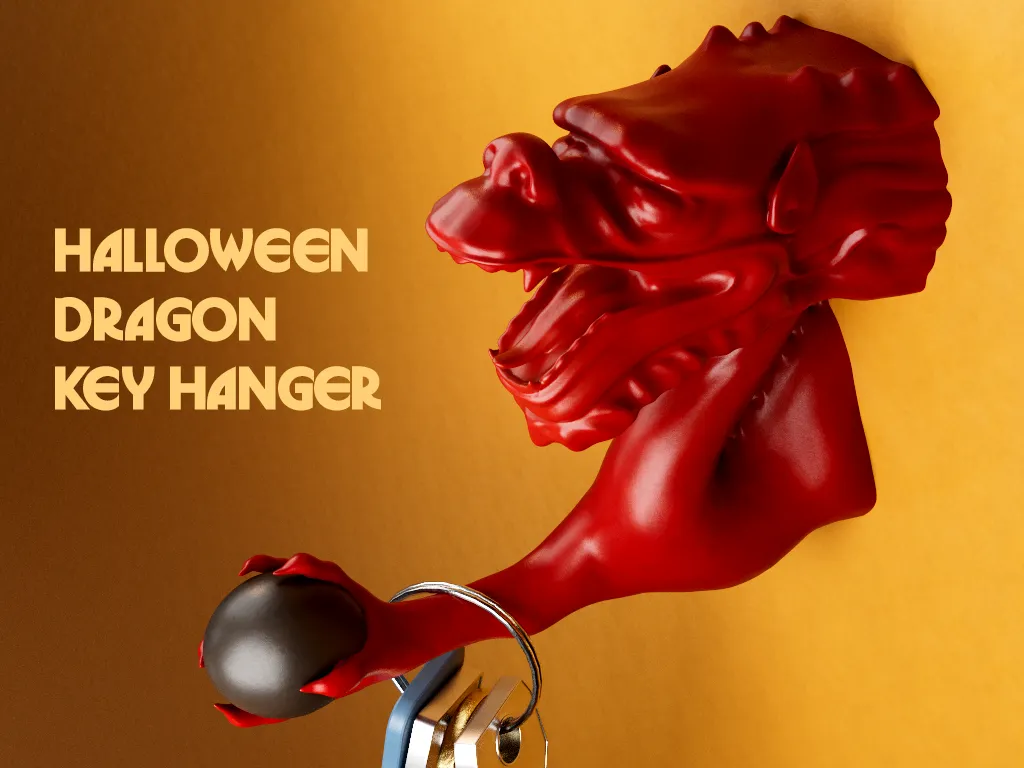 Halloween Dragon Key-Hanger - Decor, in stock in India