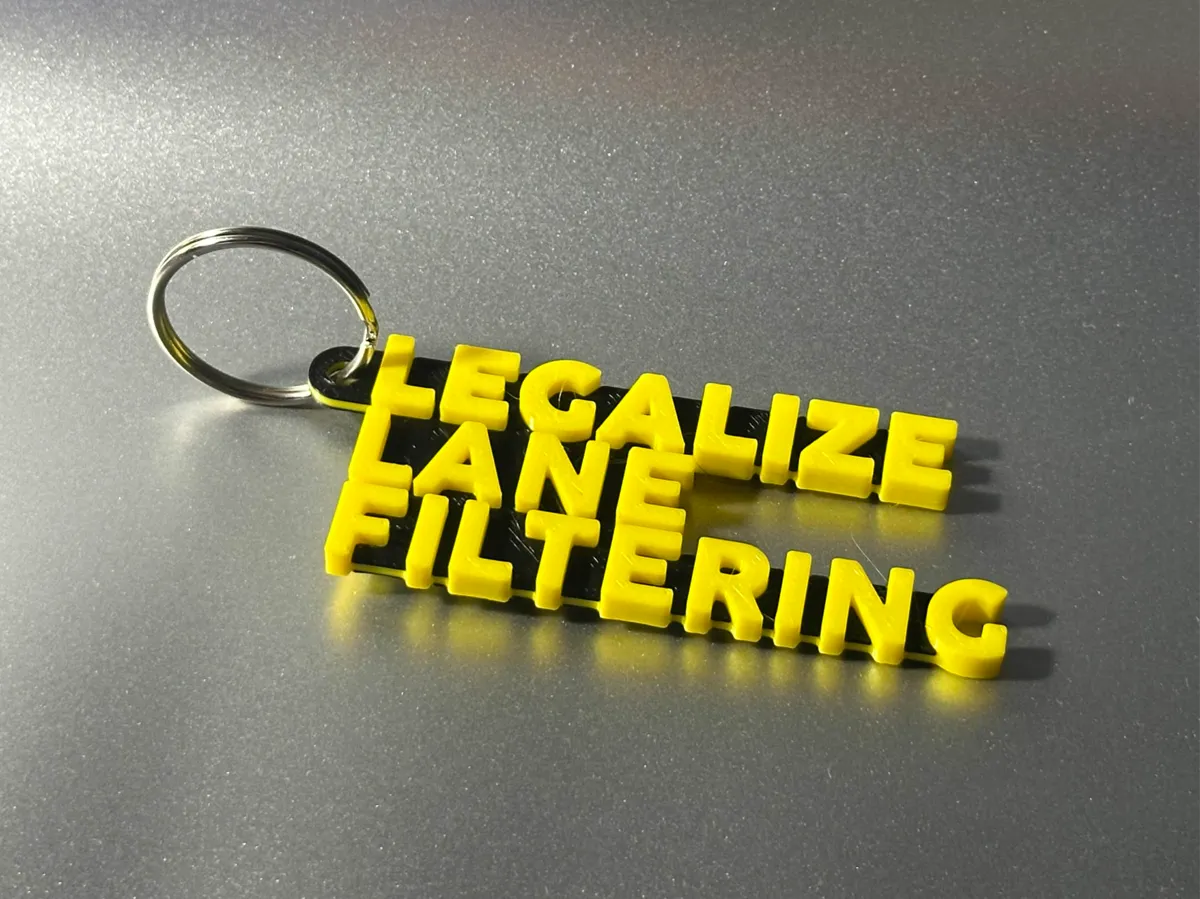 Legalize Lane Splitting/Filtering Keychain - Other Hobby & DIY, in stock in India